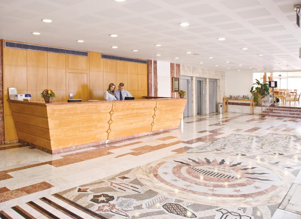 Vstupní hala nebo recepce v ubytování Grand Beach Hotel