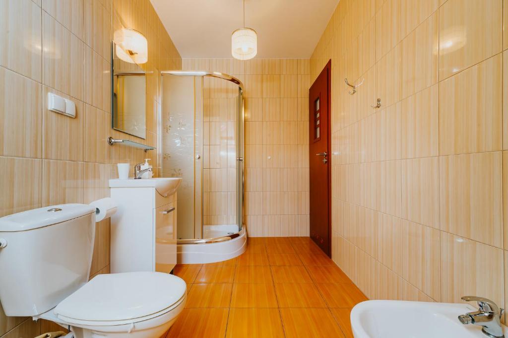 Kúpeľňa v ubytovaní Apartament Wega