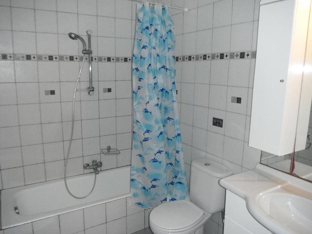 Koupelna v ubytování Mandorla Apartments