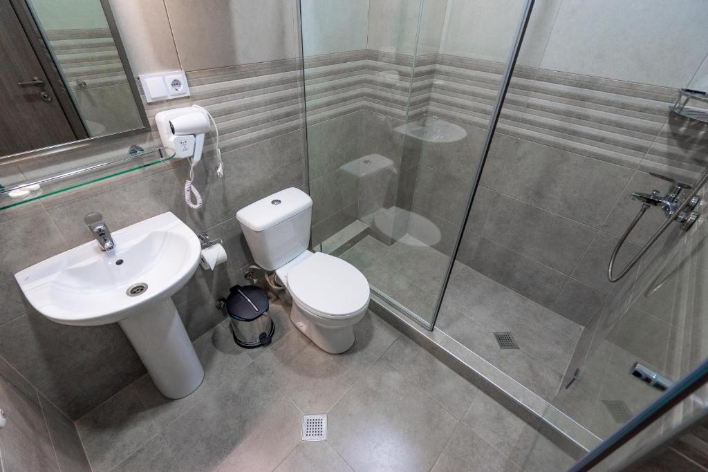 Koupelna v ubytování Hotel Imperial House