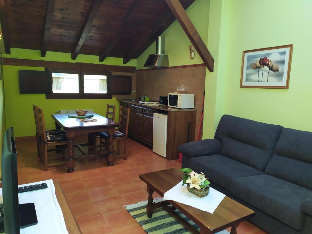 Kuchyň nebo kuchyňský kout v ubytování H&AP Rural Merrutxu