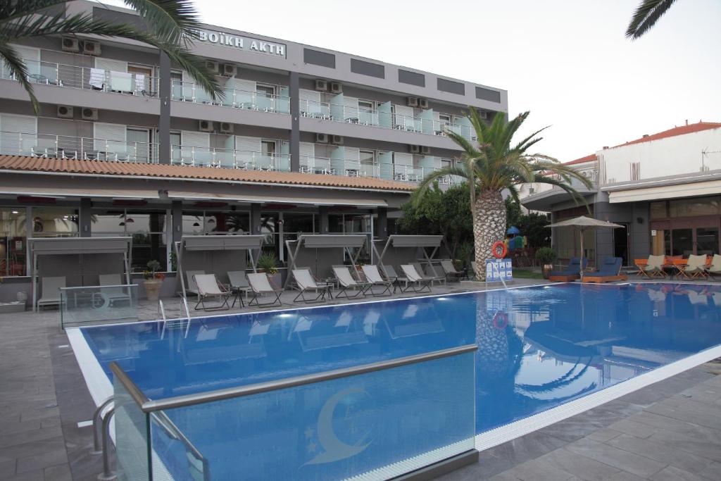 Bazén v ubytování Evvoiki Akti Hotel nebo v jeho okolí