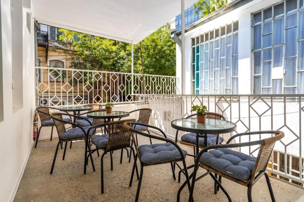 Balkón nebo terasa v ubytování Guest House Nana