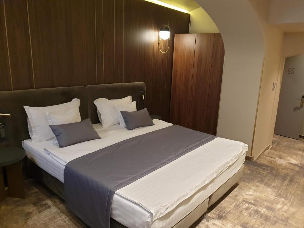 Postel nebo postele na pokoji v ubytování Vila Siago