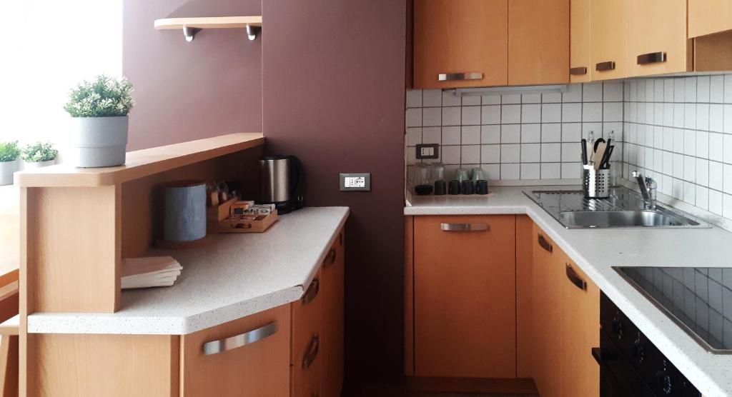 Kuchnia lub aneks kuchenny w obiekcie Residenza Nagler