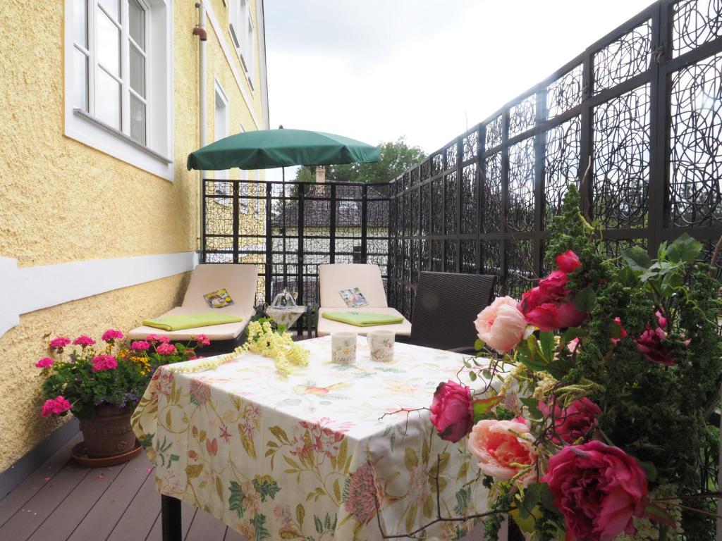 Balkón nebo terasa v ubytování Hotel Die Residenz