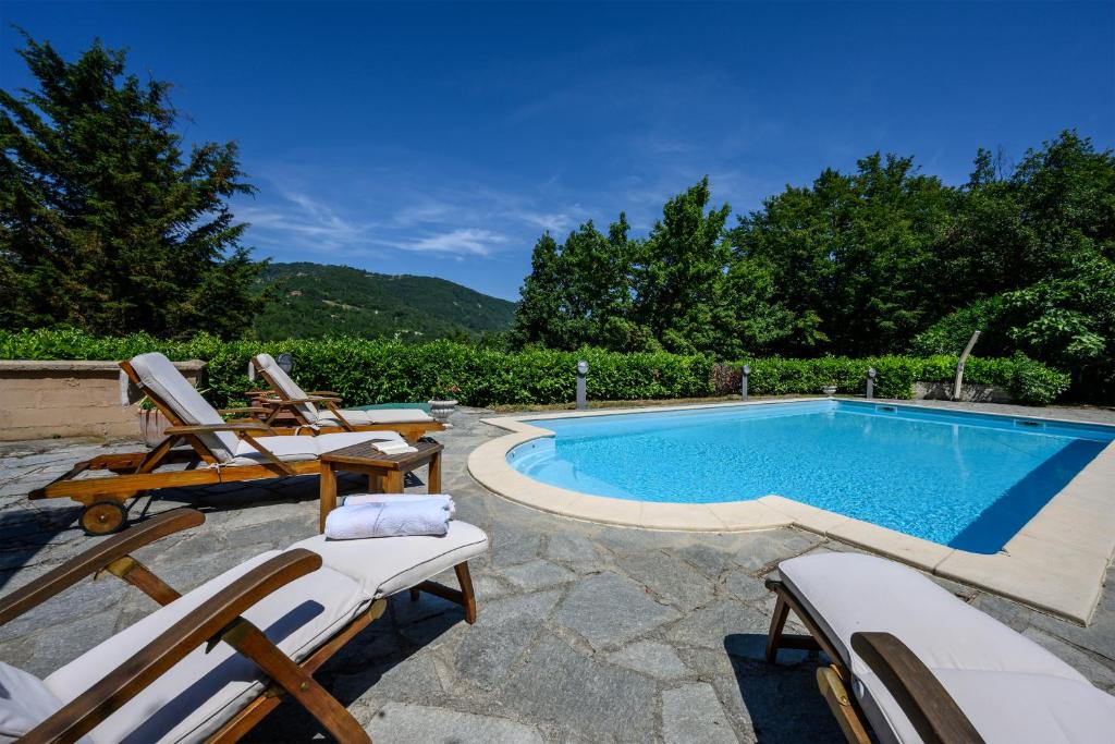 Basen w obiekcie Tenuta Pian D'Attesio - Agriturismo lub w pobliżu