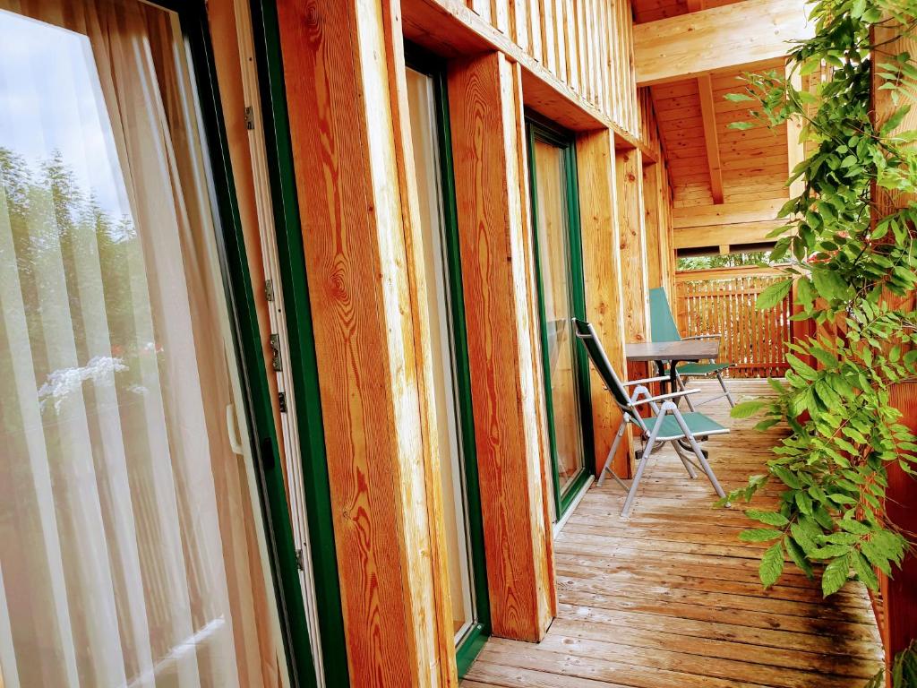 Balkón nebo terasa v ubytování Haus Bergblick