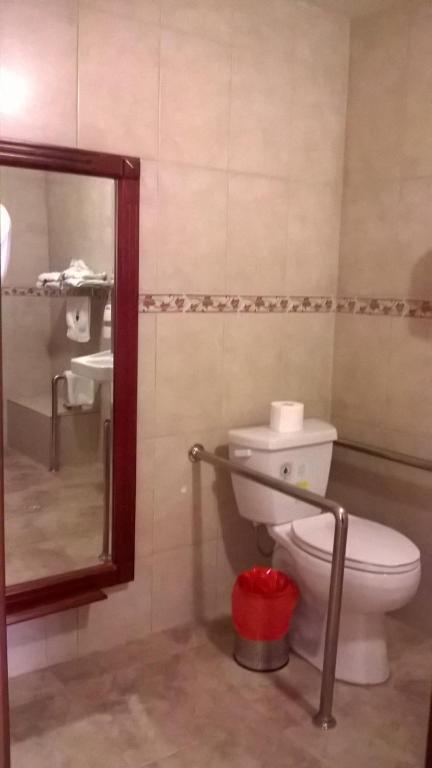 Koupelna v ubytování Hotel Joshed Imperial