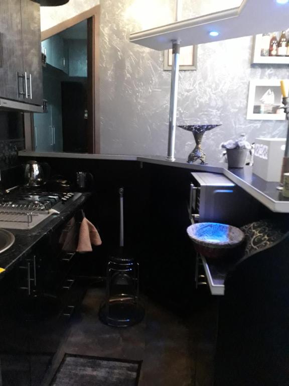 Kuchyň nebo kuchyňský kout v ubytování Dea Apartments