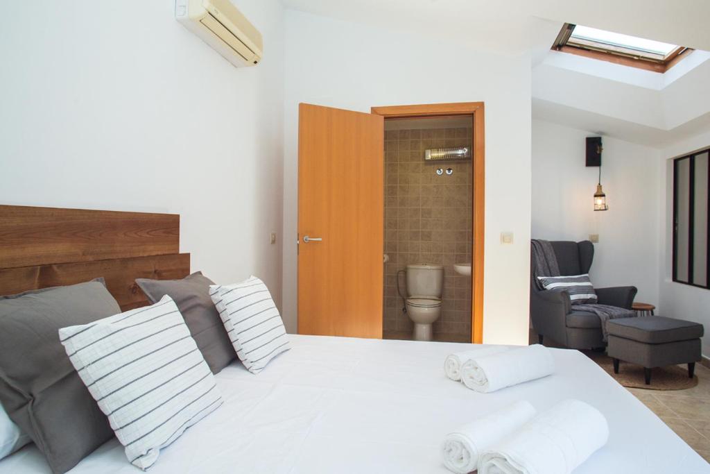 Posteľ alebo postele v izbe v ubytovaní AL27 Duplex de diseño a 250 metros de la playa