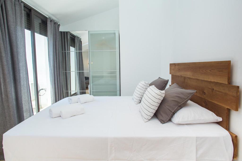 Posteľ alebo postele v izbe v ubytovaní AL27 Duplex de diseño a 250 metros de la playa