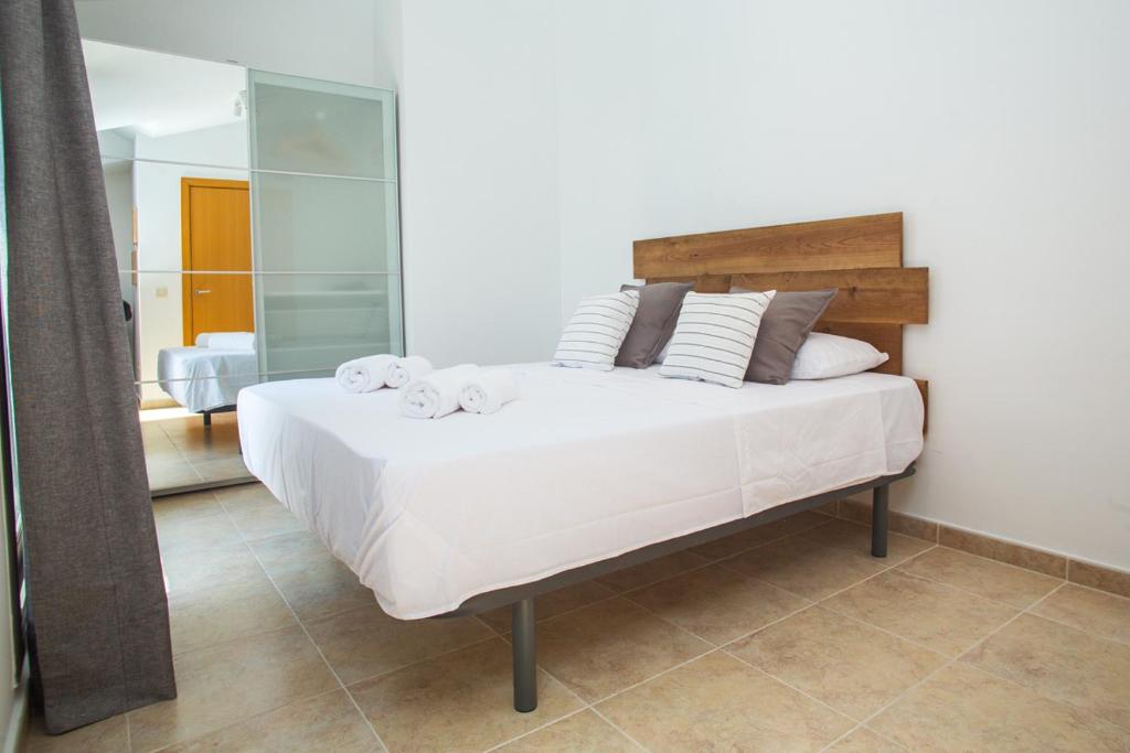 Posteľ alebo postele v izbe v ubytovaní AL27 Duplex de diseño a 250 metros de la playa