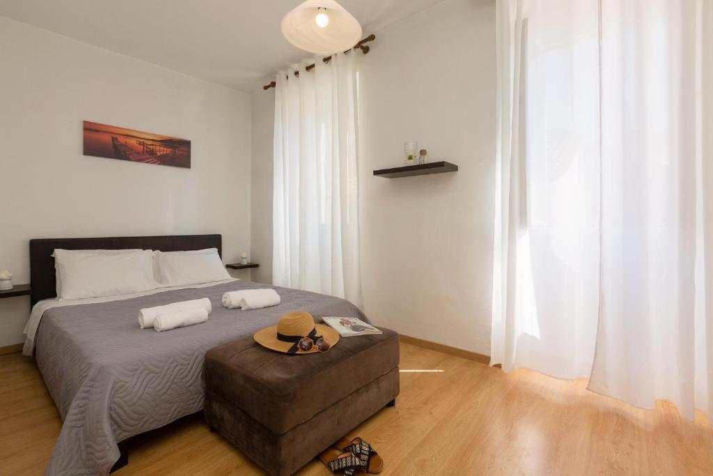 Posteľ alebo postele v izbe v ubytovaní Yasmin House by CorfuEscapes