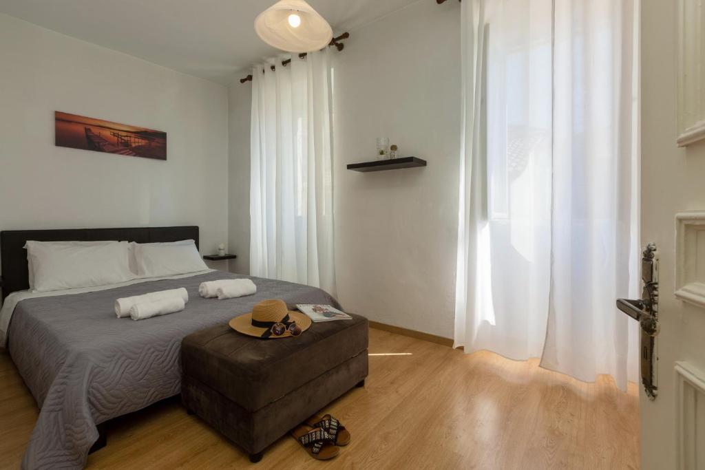 Posteľ alebo postele v izbe v ubytovaní Yasmin House by CorfuEscapes