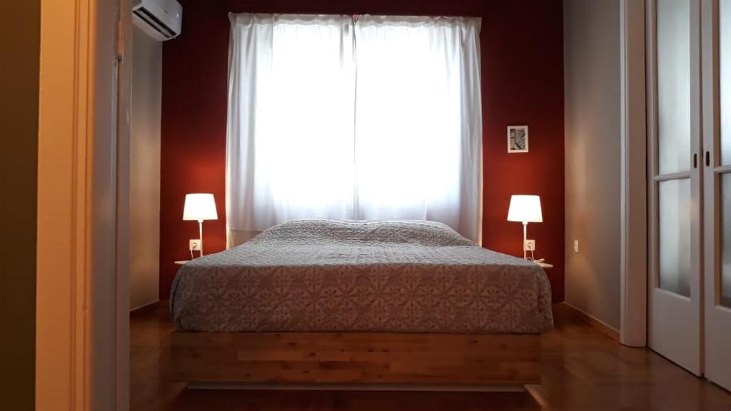 Posteľ alebo postele v izbe v ubytovaní Kanigos 3 BR VIEW Center of Athens