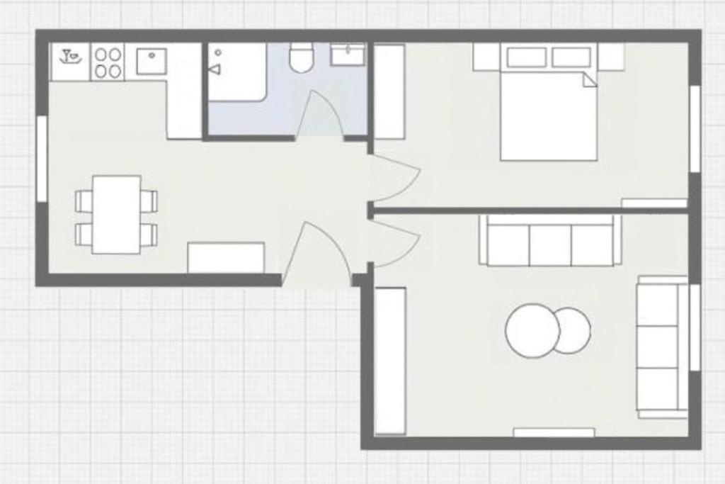 Plan piętra w obiekcie Apartment Kuźnicza Wroclaw Old Town
