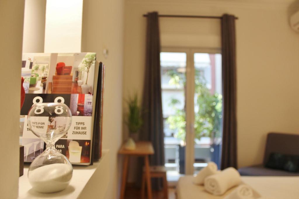 Posteľ alebo postele v izbe v ubytovaní Athenian Hub Luxe Loft