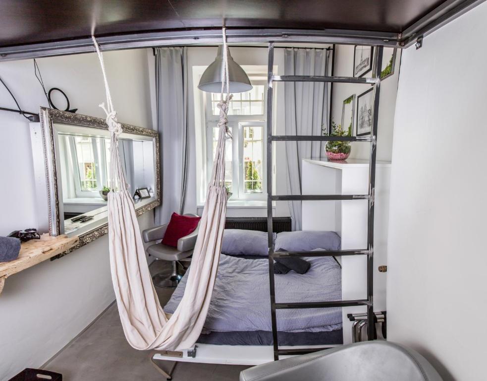 Area soggiorno di Wake Up Wellness Hostel