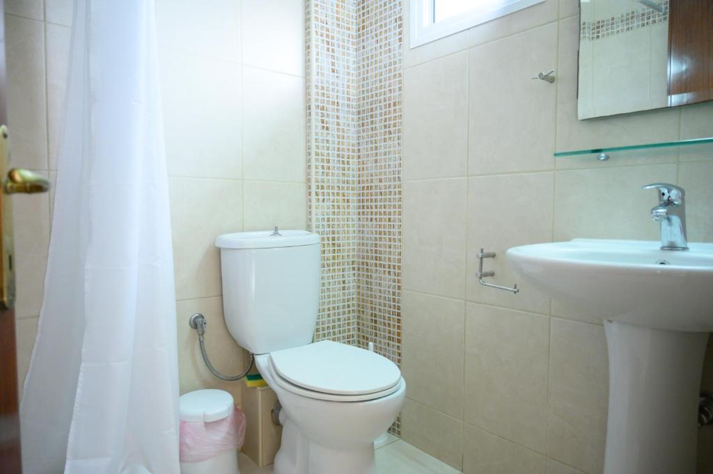 Koupelna v ubytování GLIKERIA ROOMS