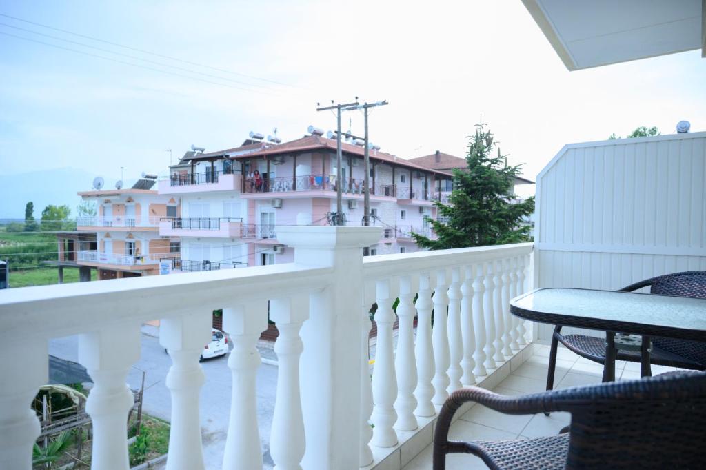 Balkón nebo terasa v ubytování GLIKERIA ROOMS