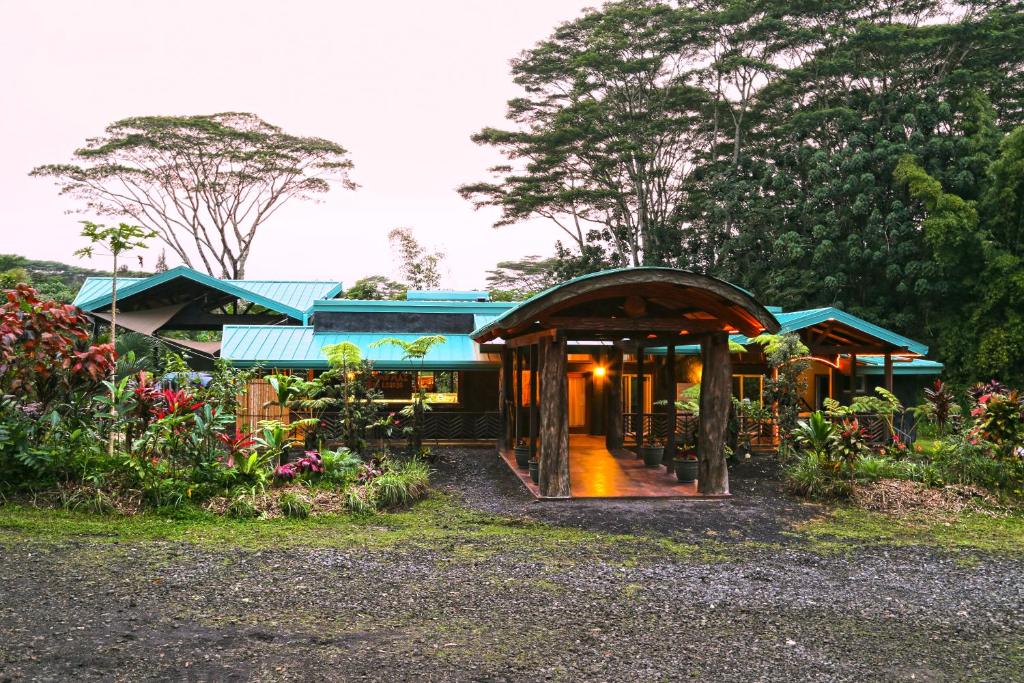 Zahrada ubytování Hawaiian Sanctuary Eco Retreat Center
