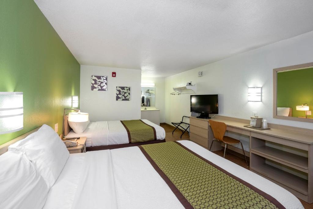 Katil atau katil-katil dalam bilik di American Inn