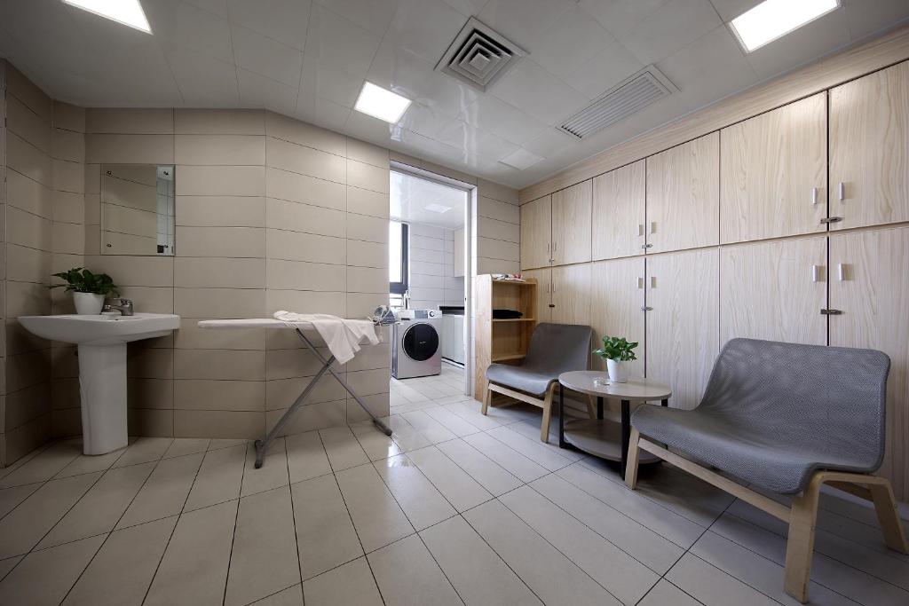 Posezení v ubytování Hongdu Hotel
