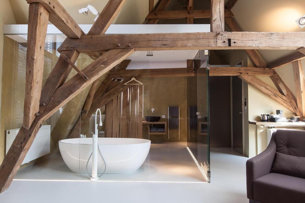 Posezení v ubytování B&B La Suite
