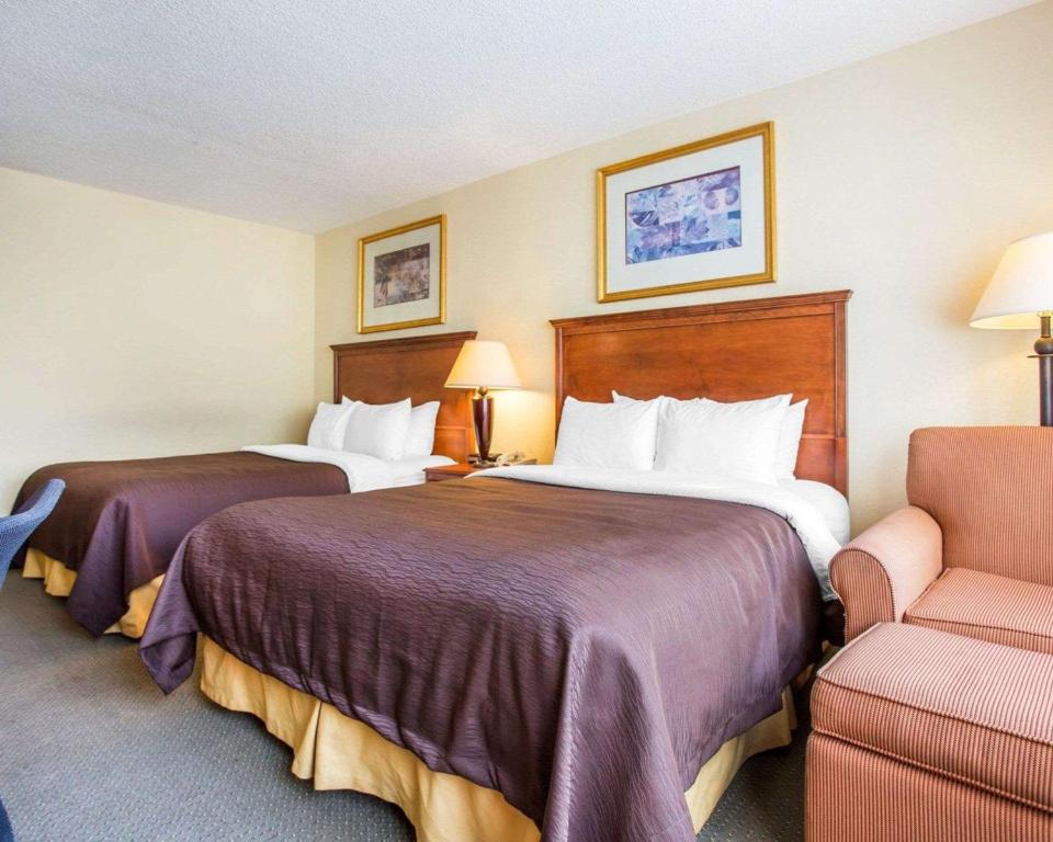 Budgetel Inn & Suites Atlanta - Sala Regina Con Due Letti Matrimoniali