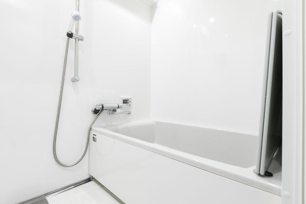 Koupelna v ubytování TSUKIMI HOTEL