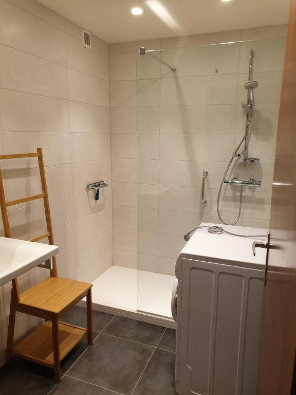 Koupelna v ubytování Oostduinkerke - Appartement met zeezicht en 2 parkeerplaatsen
