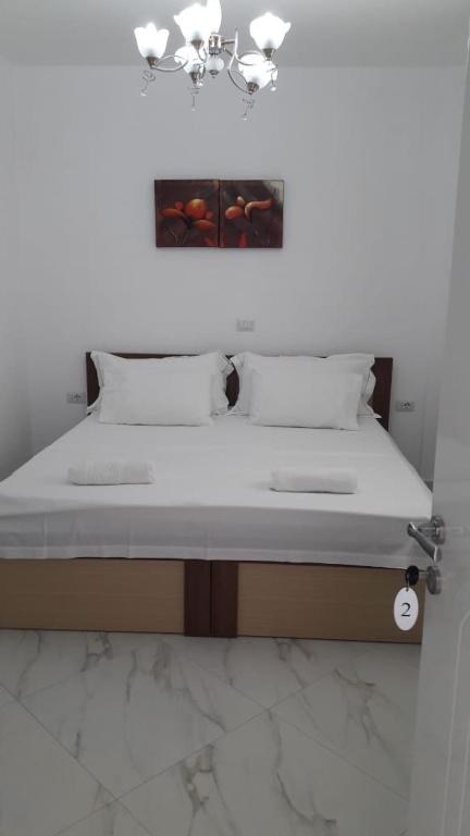 Letto o letti in una camera di Villa Orkidea