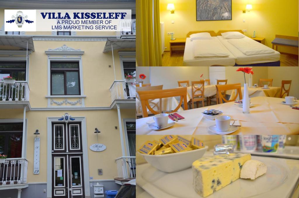 Majoituspaikan Hotel Villa Kisseleff ravintola tai vastaava paikka