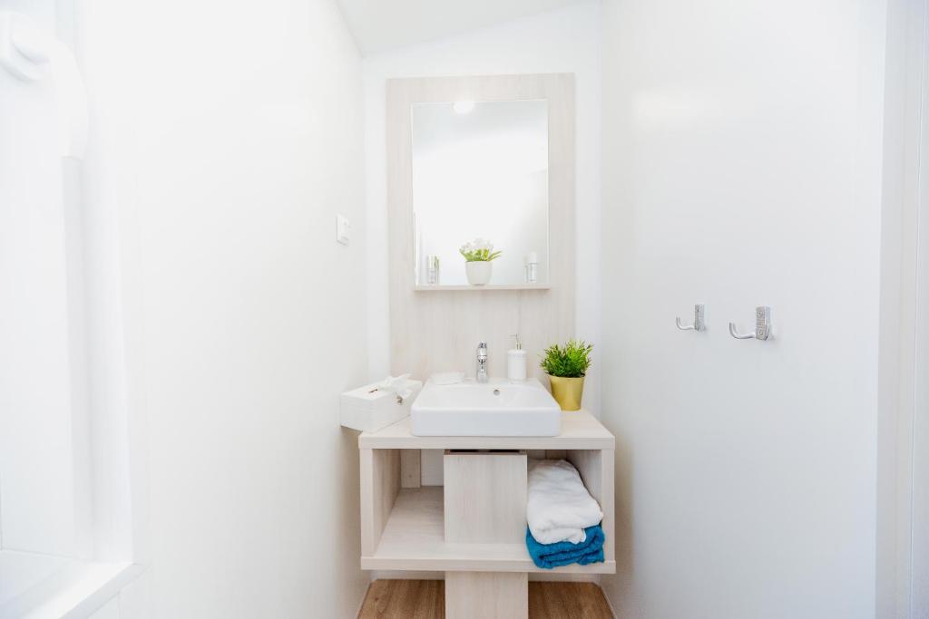 Koupelna v ubytování Hotel Niedźwiadek