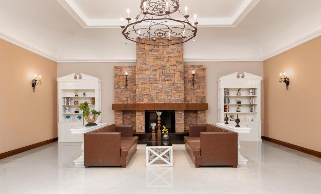 Posezení v ubytování Kantharyar Serviced Apartment