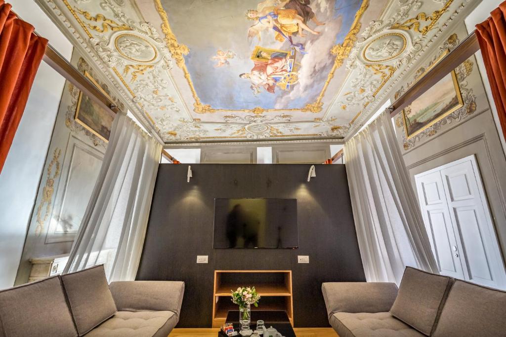 Posezení v ubytování Hotel La Scaletta al Ponte Vecchio