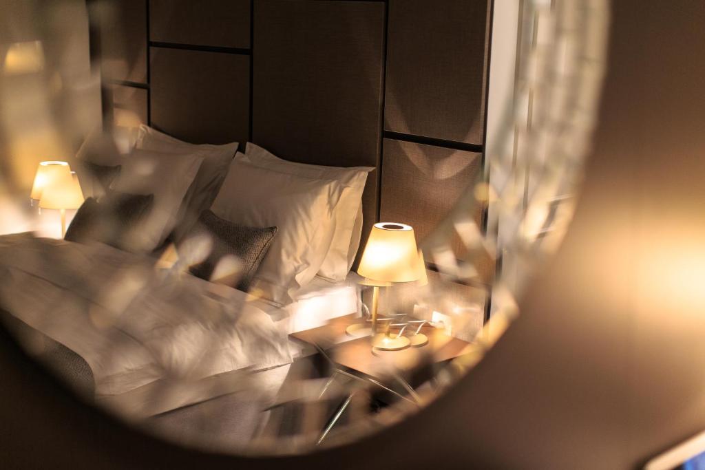 Posteľ alebo postele v izbe v ubytovaní Avanti Hotel & Spa