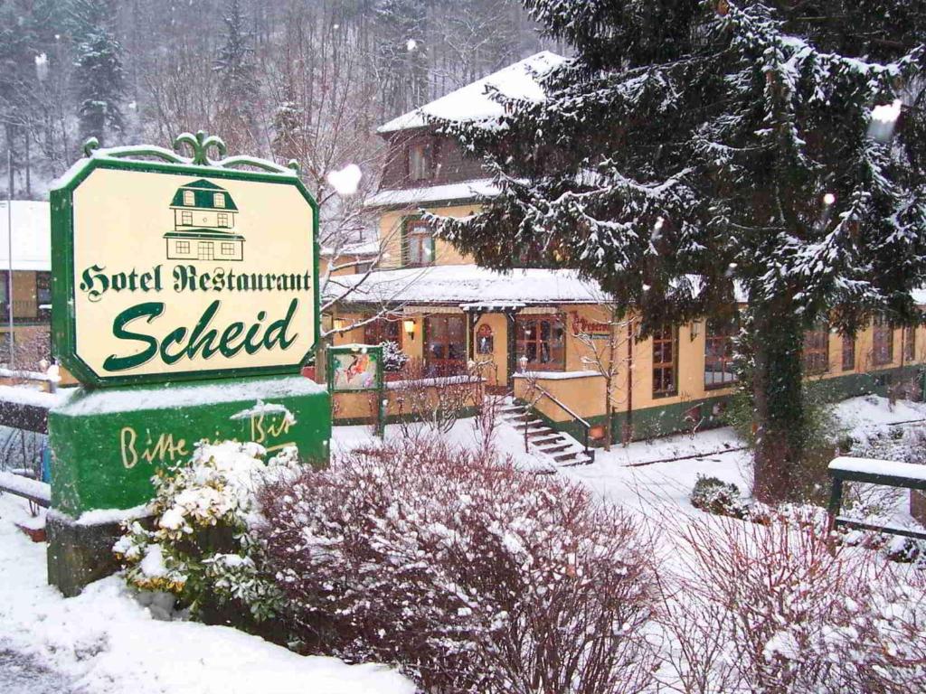 Hotel Scheid v zimě