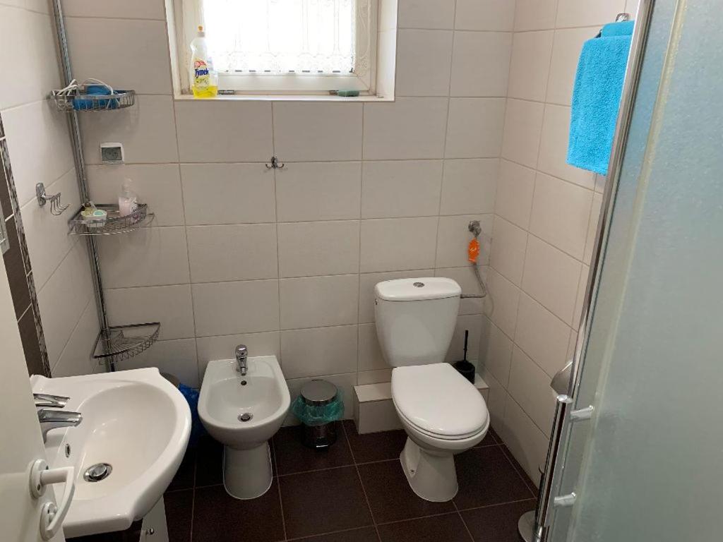 Kúpeľňa v ubytovaní AS Gościniec