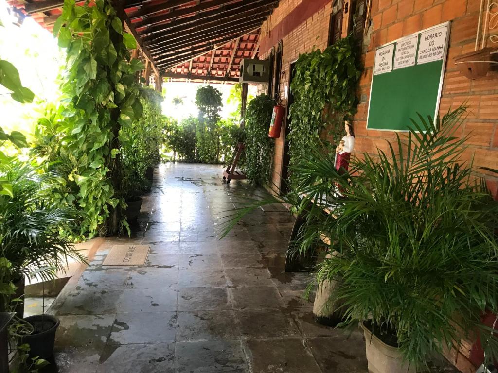 Zahrada ubytování Pousada Santa Bárbara