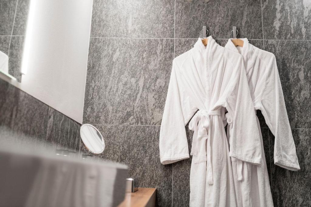Koupelna v ubytování Vinea - Suites