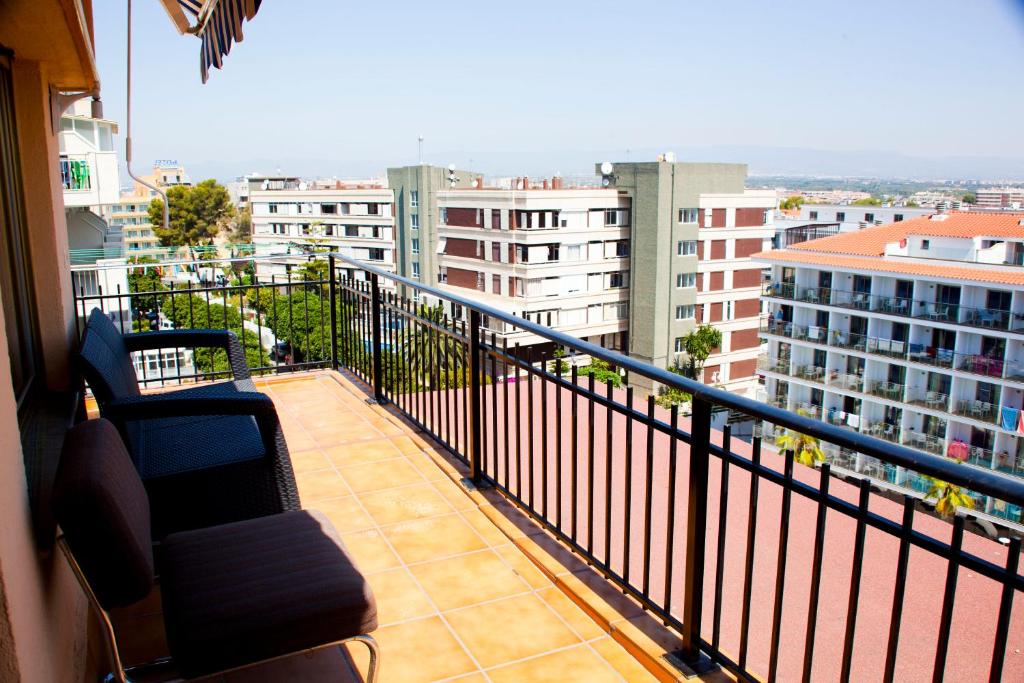 Balkón nebo terasa v ubytování Apartamento en Salou con las vistas al Port Aventura