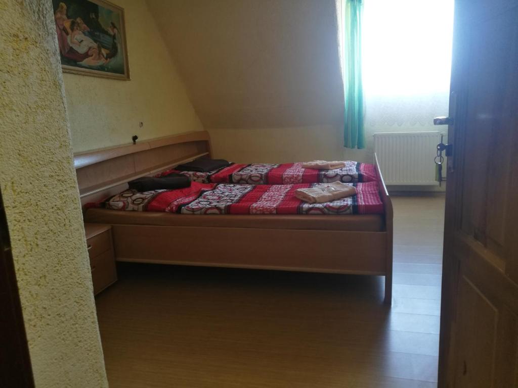 Postel nebo postele na pokoji v ubytování Hotel Chata