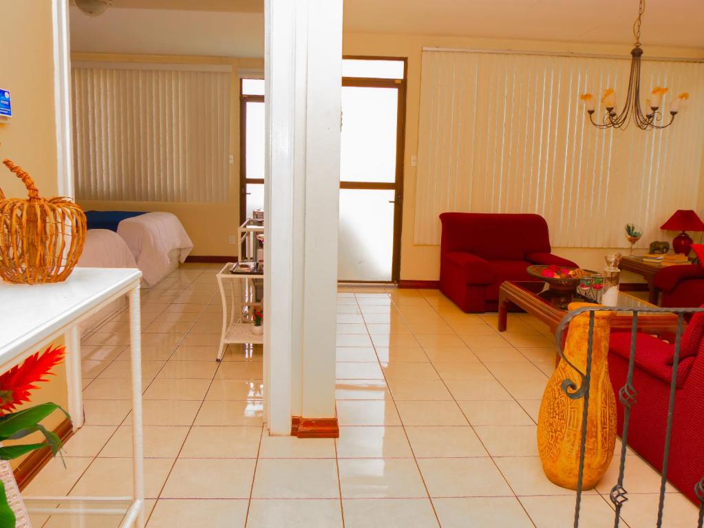 Posezení v ubytování Hotel Bamboo Aeropuerto