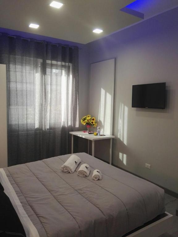 Postel nebo postele na pokoji v ubytování B&B da Lillo
