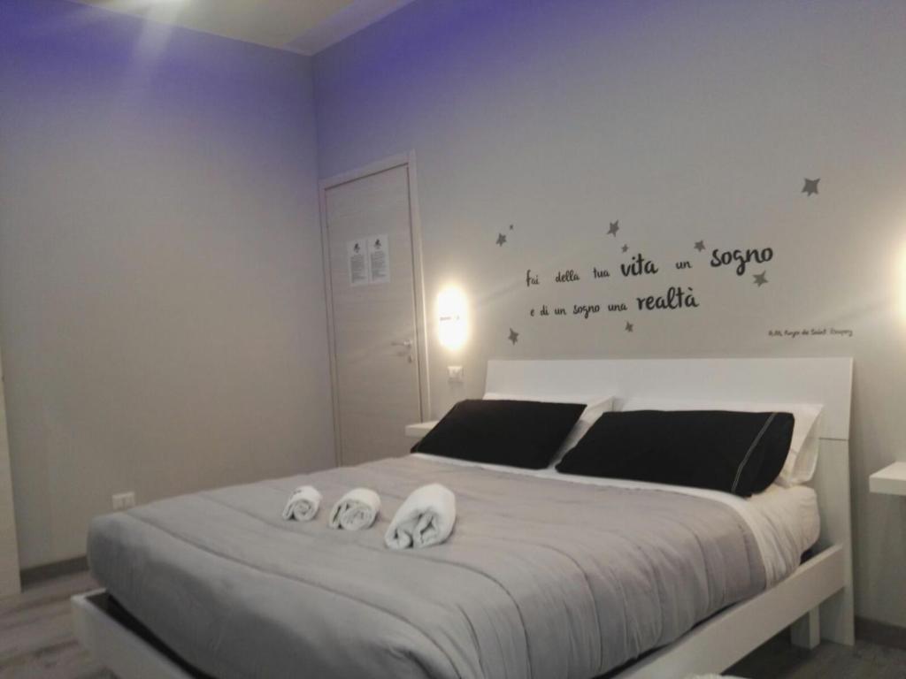 Postel nebo postele na pokoji v ubytování B&B da Lillo