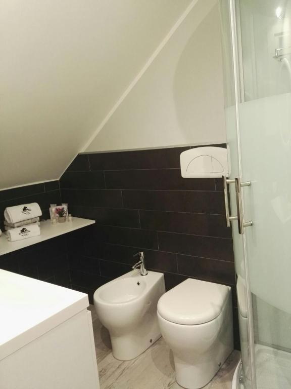 Koupelna v ubytování B&B da Lillo