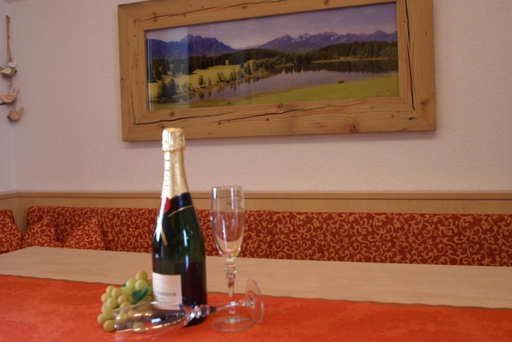 Nápoje v ubytování Ferienwohnung Bergheim