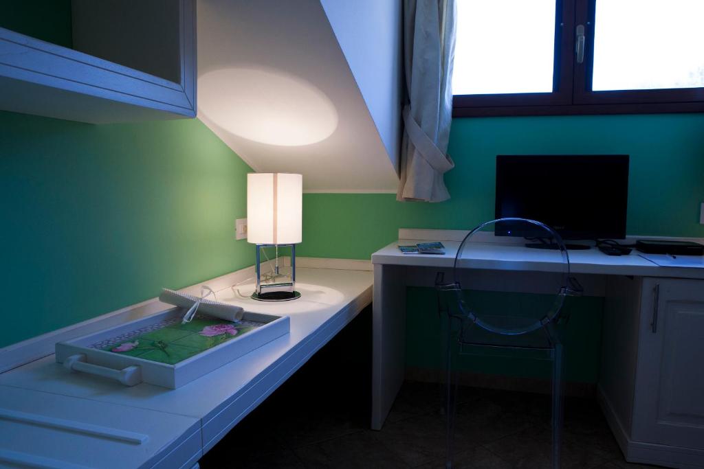 Kuchyň nebo kuchyňský kout v ubytování B&B 7Cento Ulivi